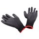 thumbnail image 3 of M Buder Guantes de Trabajo de Seguridad de Nylon con Recubrimiento de PU en Palma Borde Rojo (M) 12 Pares, 3 of 9