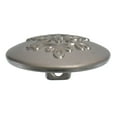 thumbnail image 2 of Mibo Buttons & Accessories Mibo 8pcs ABS Metal Plated Shank Button - Decorative Bow Motif - 36L(22mm) - Matte Nickel, 2 of 2