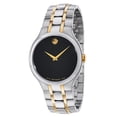 thumbnail image 2 of Movado Black Dial Two Tone Stainless Steel Mens Watch 0606958, 2 of 2