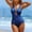 Navy, variant on Abomasnow Womens Sexy One Piece Sparkly Swimsuit Cut Out Slimming Glitter Sequin Bathing Suit V Neck Backless Swimwear with Keyhole