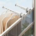 thumbnail image 3 of TACILIP Drill Free Telescopic Clothesline and Adjustable Plastic Drying Rack and Portable and Foldable Travel Drying Rack, Organization and Storage, 3 of 6