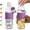 Purple, variant on Copco Hydra Reusable Water Bottles, Set of 2, Non-Slip Sleeve, Spill Resistant Lid, Clear Water Bottles for School, Gym, & Travel, 16 Oz (Purple)