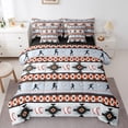 thumbnail image 1 of Baseball Bed in a Bag King Size Comforter Set 7 Pieces,Indian Tribe Arrow Aztec Bedding Set Western Geometric Sheet Set with Comforter,Softball Sports Ball Game Bed Set, 1 of 5