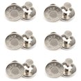 thumbnail image 1 of Botones de metal para jeans ajustables y desmontables sin clavos 12 piezas [8# plateado], 1 of 8
