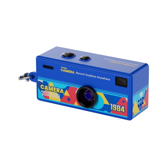 Mini Camera Keychain Retro Portable Thumb Camera 1984 Style