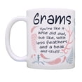 thumbnail image 2 of ThisWear Funny Gift for Grams Like Wise Old Owl Less Feathers Beak and Stuff 2 Pack 11oz Coffee Mug Set, 2 of 4