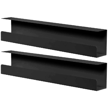 Lierteer Under Desk Cable Management Tray Cable Tray Under Desk Wire Cord Management Tray Black