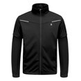 thumbnail image 2 of Little Donkey Andy Men's Softshell Jacket - Lightweight, Waterproof, Detachable Sleeves for Golf, Hiking, Cycling, and Running Black S, 2 of 7