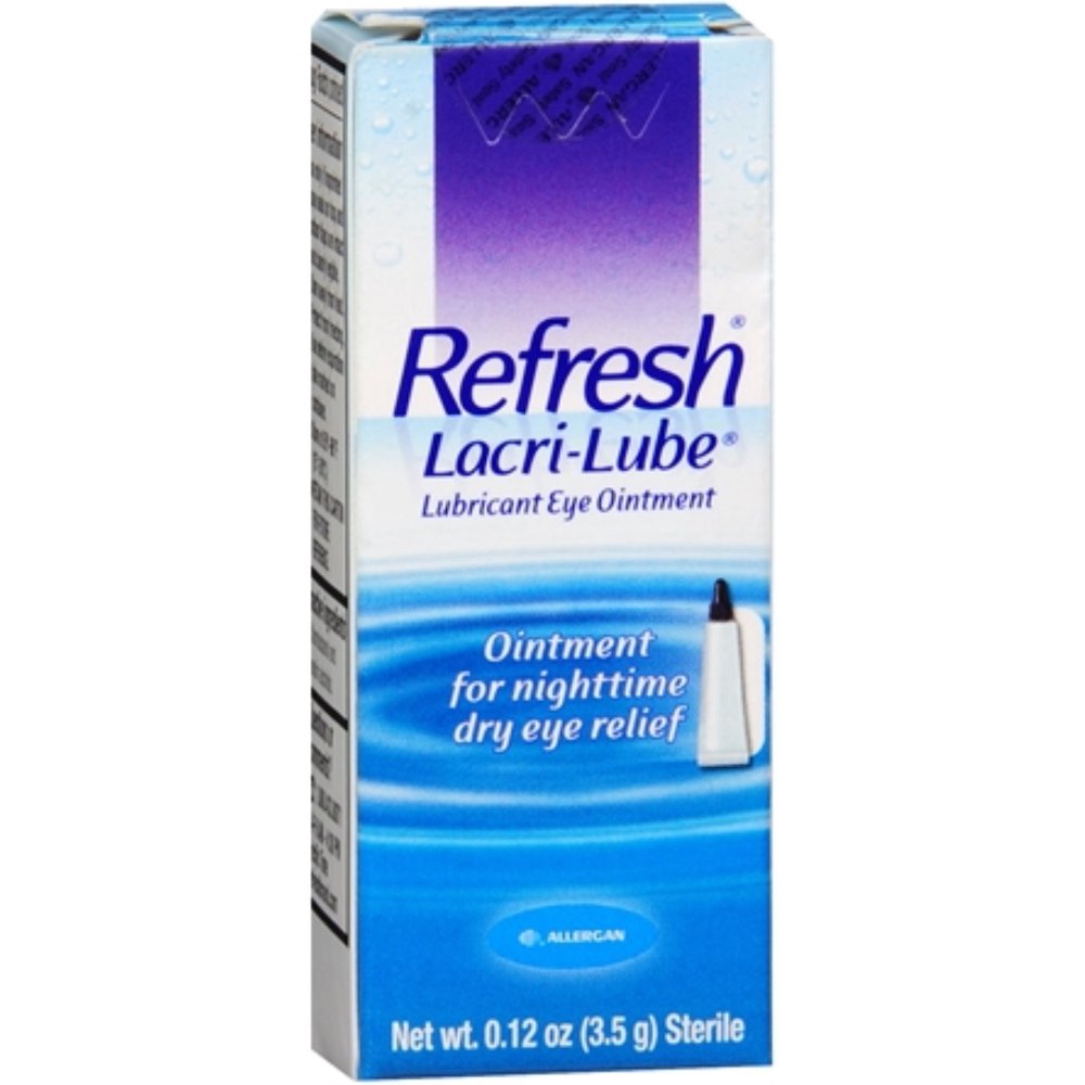 REFRESH LACRILUBE Lubricant Eye Ointment 3.50 g (Pack of 2) Walmart