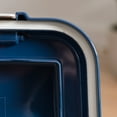 thumbnail image 4 of IRIS Airtight Dog Food Storage Container, Up to 30 Lbs / 33 Qt, Attachable Casters, Navy/Pearl, 4 of 7