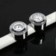 thumbnail image 1 of Waterproof Motorcycle Handlebar Clock with Digital Thermometer, 7/8" Mount White, 1 of 3