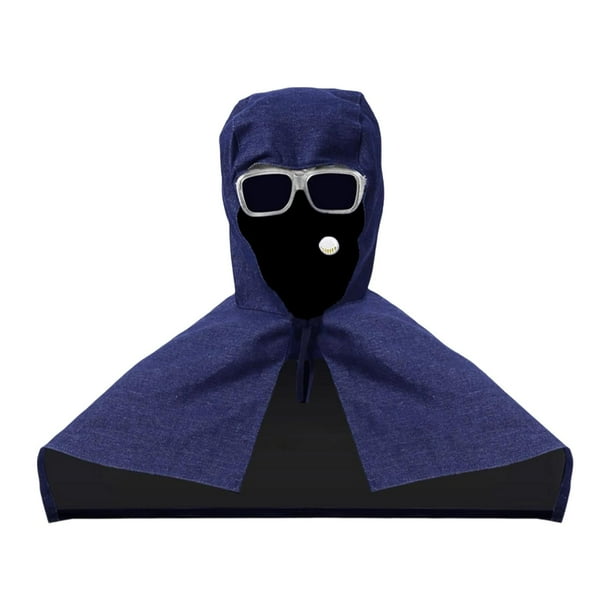 Capucha para soldar, gorra para soldar, a prueba de polvo, cubierta protectora completa para la cabeza para pulverización y corte Estilo B