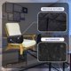 thumbnail image 4 of Armchair Caddy, Waterproof Sofa Armrest Organizer, Non Slip Recliner Organizer, Remote Holder for Recline, Recliner Caddy with Pockets Storage for TV Remote, Phone, Magazine (Black), 4 of 5