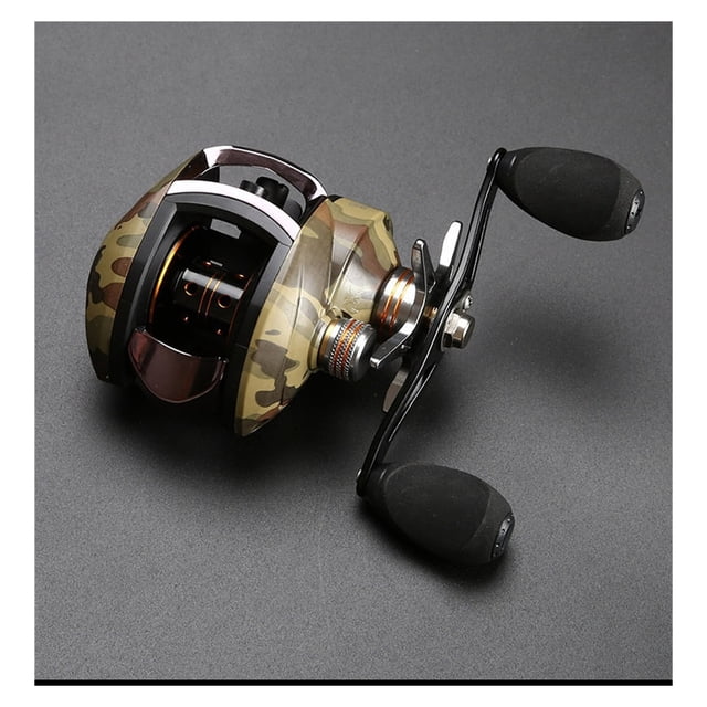 Fishing Reel Baitcasting Reel 8.1:1 High Speed Ratio Left And Right Hand Casting Reel Drag ,Rigid Aluminum Skeletal Frame