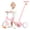 Pink, variant on KORIMEFA 5 in 1 Tricycle for toddler 2-4 Years Old, Toddler Bike, Kids Balance Bike & Ride-On Trike with Push Handle, Outdoor Indoor Birthday Gift for Boys Girls, Blue