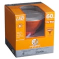 thumbnail image 2 of Energetic 3W LED Color Light Bulb (40W Equivalent), Orange A19 Shape, E26 Base, UL Listed, Non-Dimmable, 1 Count, 2 of 5
