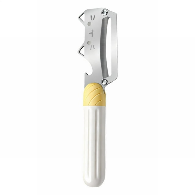 Multi-Purpose Vegetable Peeler with Comfortable Handle, Suitable for Fruits And Veggies, Lightweight And Compact, Perfect for Outdoor Cooking And Picnic Prep, A 3-In-1 Cute Cat Peeler