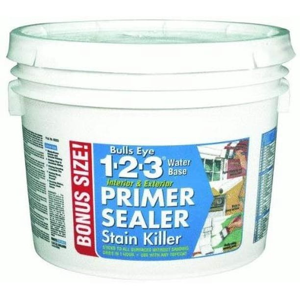 RUSTOLEUM 02025 Zinsser Bulls Eye 123 Primer Sealer, 2.5 Gal