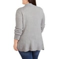 Women's PlusSize Cozy Long Sleeve Sweater Cardigan