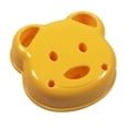 thumbnail image 1 of Cortador de moldes para sándwiches con forma de oso, moldeadores para sándwiches de pan para niños, molde para sándwiches de osito, molde para pan, 1 of 5