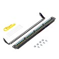 thumbnail image 1 of Yinanstore Network Panel Cat6 Cable Management Tray Cord Manager Panel Multipurpose Cable Organizer for Offices Internet Cafe Home 24 Ports, 1 of 8