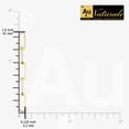thumbnail image 4 of Au Naturale 14k Yellow Gold Paper Clip Chain Dangle Earrings (1.6 inches long), 4 of 7