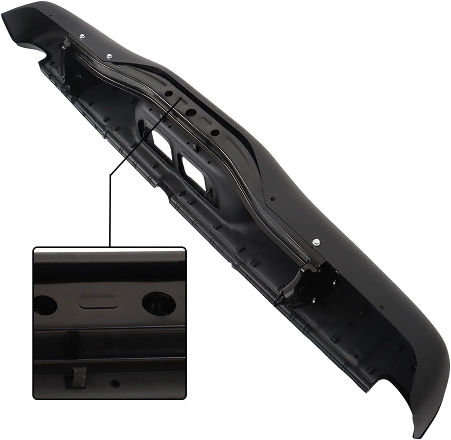 LABLT Steel Rear Step Bumper Assembly Replacement for Toyota Tundra 2000-2006 TO1103108