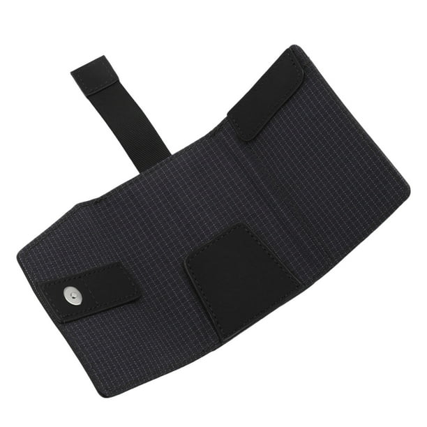 Cartera minimalista de cuero titular de la tarjeta de crédito monedero portátil multifunción titular de la tarjeta cartera para hombres mujeres negro
