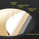 thumbnail image 3 of 5-in-1 Collapsible Reflector Kit Round Reflector, 110 cm Diameter, Gold, Silver, White, Black, 3 of 5