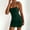 Green, variant on onlyliua Corset Dress Woman Fashion Temperament Printed Sleeves Crew Neck Large Size Dress for Indoor/Outdoor