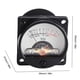 thumbnail image 2 of 6V-12V Panel VU Meter Warm Back Light Recording 500UA VU Meter Audio Level Amp, 2 of 5