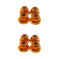 thumbnail image 4 of maskred 4pcs Alliage d'Aluminium en Nylon Roue Écrou de Blocage pour 1/10 Axial SCX10 Crawler Robuste et Durable en Alliage d'Aluminium en Nylon Roue Orange 2Set, 4 of 6