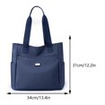 thumbnail image 2 of Bolso de mano para mujer, bolso ligero y versátil, bolso de viaje (azul oscuro), 2 of 6