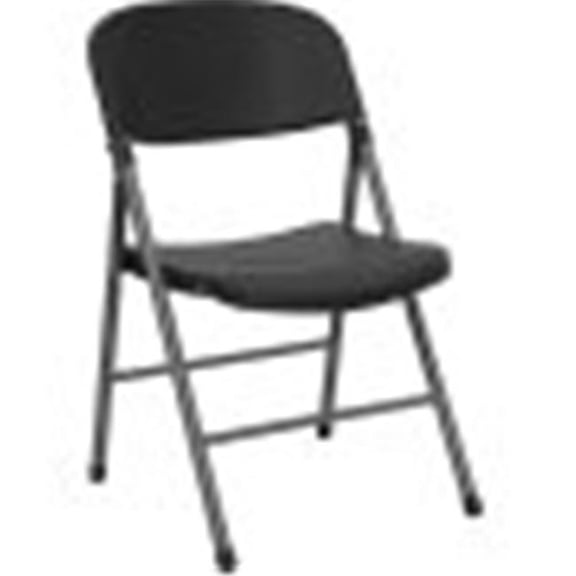 Injection Molded Black Plastic Folding Chair