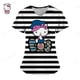 thumbnail image 3 of Uniforme de enfermera con estampado de Hello Kitty para mujer, uniforme de enfermería con bolsillo, camisa de trabajo para enfermeras, personal de enfermería, 3 of 5