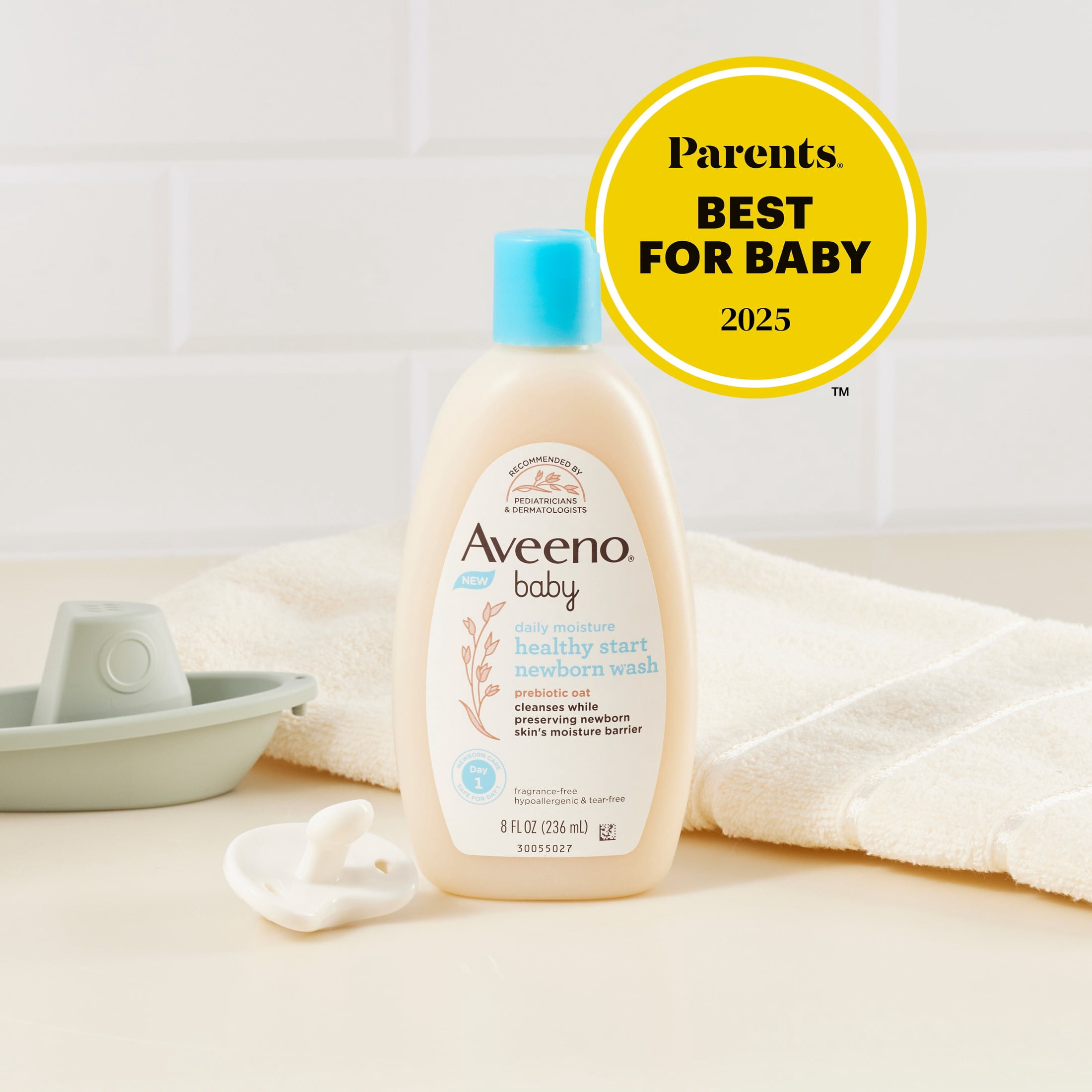 (2 pack) Aveeno Baby Healthy Start Nourishing Newborn Baby Body Wash, 8 fl. oz