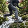 thumbnail image 5 of Gexuosn All-Terrain Hiking Shoes Men Lightweight Breathable Anti Slip Outdoor Trekking Trails Shoes,Gray, 5 of 6
