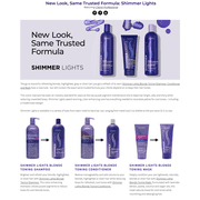 Clairol Shimmer Lights Blonde and Silver Shampoo , 16 oz Shampoo