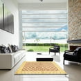 thumbnail image 6 of Ahgly Company Indoor Square Abstract Mustard Yellow Abstract Area Rugs, 7' Square, 6 of 6