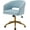 Blue, variant on Westice Home Office Desk Chairs, Velvet Rolling Chair, Height Adjustable Swivel Vanity Chair, Ergonomic Chair for Study, Living Room Computer Room, Grey
