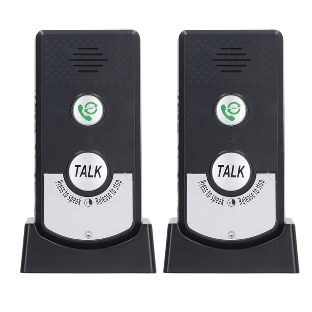 Systèmes d'Intercom pour la Maison, Unité d'Intercom Sans Fil, Intercom Vocal à 2 Voies Super Longue Portée Intercomunicador Sans Fil Étanche Unité de Système d'Intercom pour Sonnette