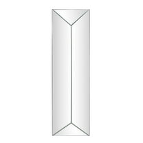 Tyler Dillon Frameless Rectangular Beveled Mirror Panel 12"W x 40"H