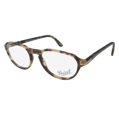 New Persol 3053-V Mens/Womens Designer Full-Rim Matte Havana Demo Lens Trendy Popular Design Frame Demo Lenses 50-19-145 Eyeglasses/Eye Glasses
