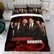 thumbnail image 4 of Mentes Criminales Conjunto de sábanas temático, trío de piezas, cómodo y amigable con la piel, diseño único, regalo de decoración para el hogar para familiares, amigos y fans,173cm *218cm, 4 of 6