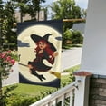 thumbnail image 4 of XMXY Witch Witchcraft Broomstick Garden Flags Double Sided,Farmhouse Holiday Yard Outdoor Sign Decor Flag 28"x40", 4 of 8