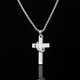 thumbnail image 1 of Collar de cruz de moda, diseño de nicho de lujo ligero para hombres, estudiantes de hip hop, estilo europeo y americano, joyería para parejas, simple, 1 of 6