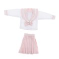 thumbnail image 3 of Ropa escolar para muñecas 1/6 Sunnimix Traje Rosado Uniforme escolar de muñeca de 12 pulgadas, 3 of 8