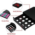 thumbnail image 4 of fafa-Worbic Coffee Capsule Drawer,20 Capsule Coffee Pod Holder Storage Organizer Tray Counter Container,with K-Cup, Originaline and Dolce Gusto,Black, 4 of 4