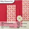 thumbnail image 5 of Split P Fuchsia Elements Napkin Set of 4, 5 of 5