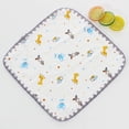 thumbnail image 2 of Rollo lavable de toallas de papel reutilizables, 5 paquetes de toallas de papel de franela con estampado de algodón lavables respetuosas con el medio ambiente, 30*30cm súper suaves, absorben, 2 of 5